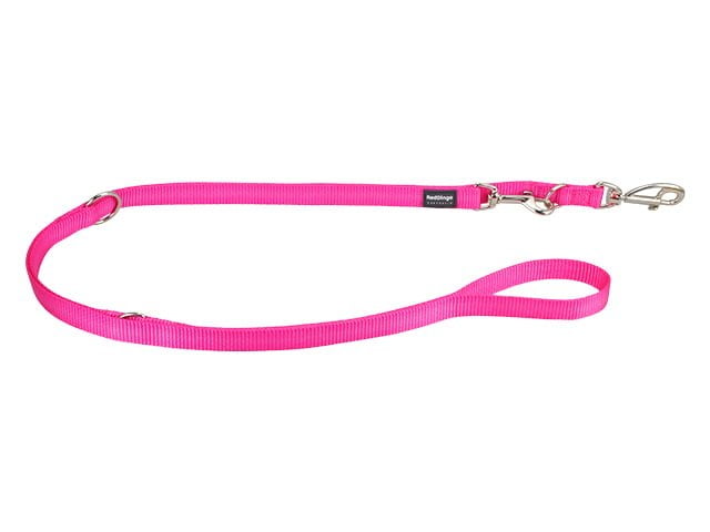 Red Dingo Dressurleine, klassisch rosa, 15mm