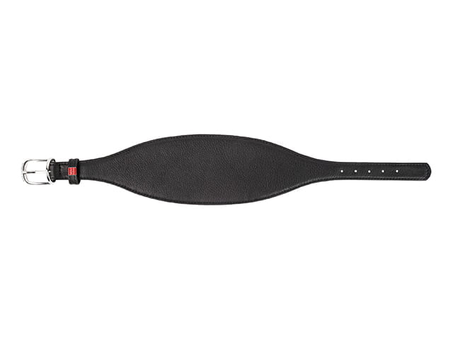 Waudog Soft greyhound halsbånd, sort