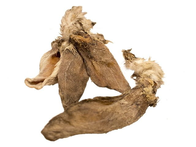 Tikki Kaninører med pels, 5kg