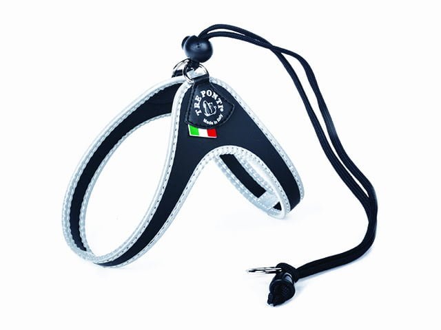 TRE PONTI Sele med strop, sort