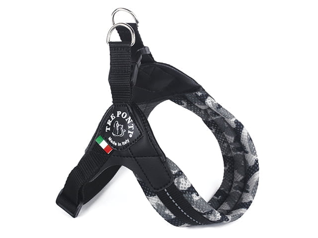 THREE PONTI Mini Mesh mit Anpassung, Größe 2,5, grau camo