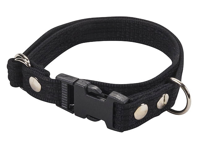 Bonnie webbing halsbånd, sort