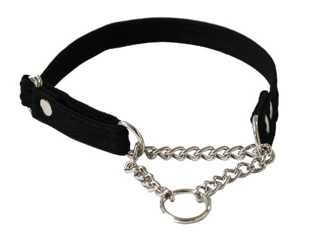 Collare Fenriz con catena, 30-50cm/20mm, nero