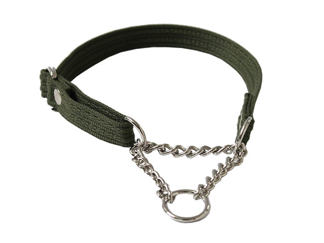 Fenriz halsbånd m kæde, grøn