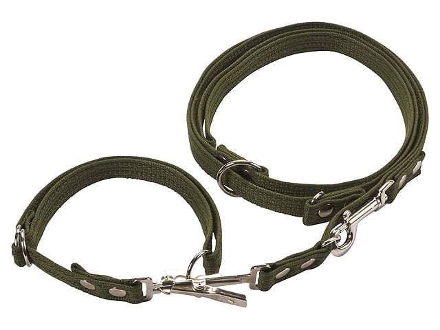 Fenriz jagtline m. udløser & halsbånd, grøn
