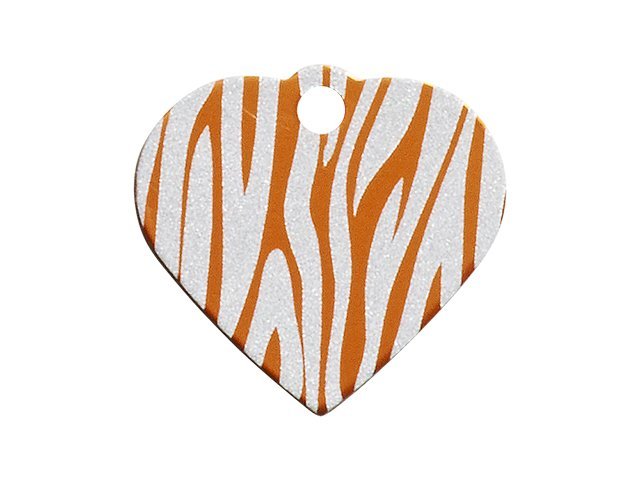 iMARC hjerte zebra stripes, orange