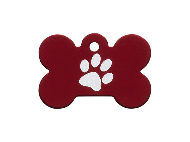 iMARC ben single paw print, rød