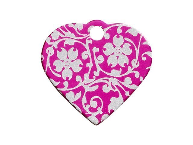 iMARC hjerte ornate flower, pink