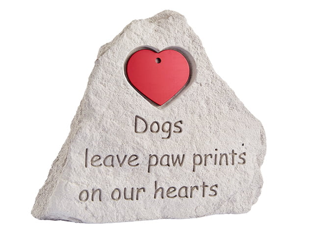 iMARC Memorial Stone Dog Heart