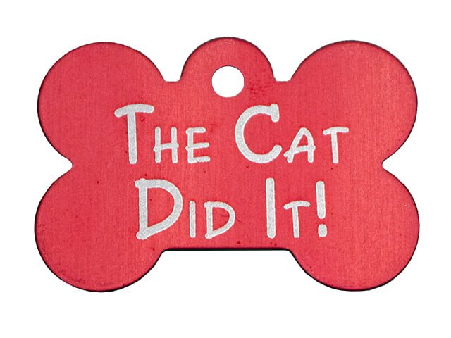 iMARC Large Red Bone, The Cat Did It