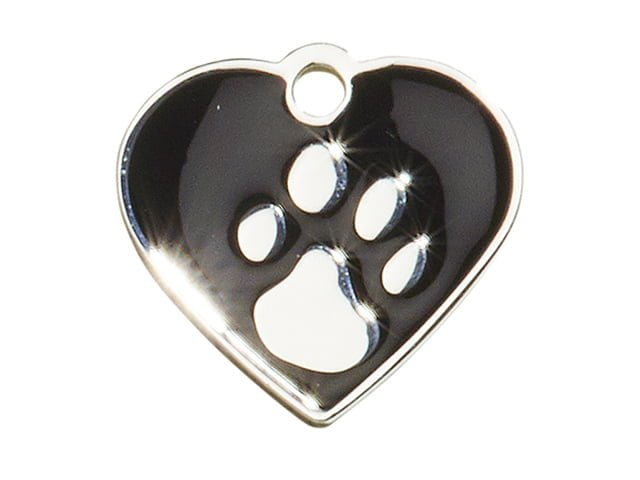 iMARC hjerte elegance sort sølv