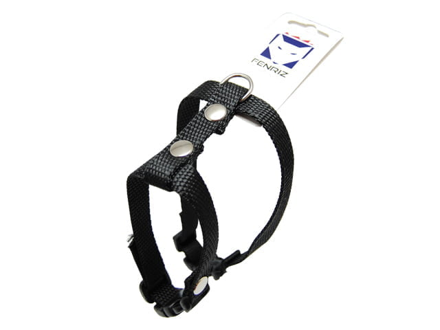 Fenriz kattesele, 25-45cm/1,5cm, sort