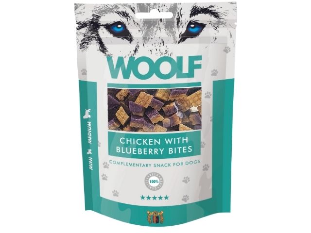 Woolf Chicken with Blueberry Bites 100g