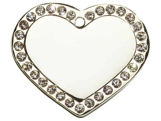 iMARC Glamor Large Heart Silver