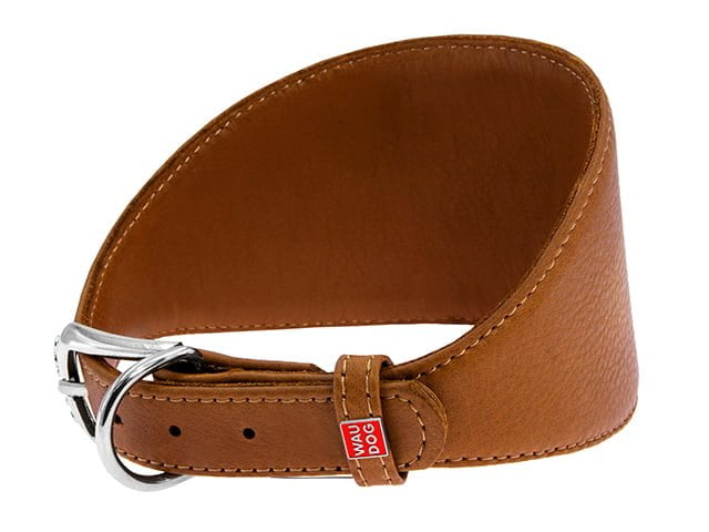 Waudog Soft greyhound halsbånd, brun