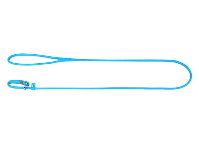 Waudog rundsyet læder udstillingsline, blå