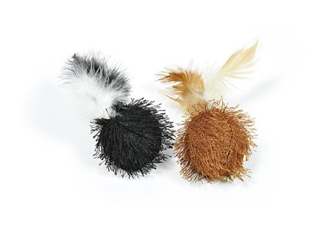 NYC Eco bold med fjer, 24stk