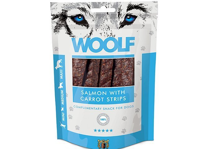 Woolf Salmon with Carrot Strips 100g