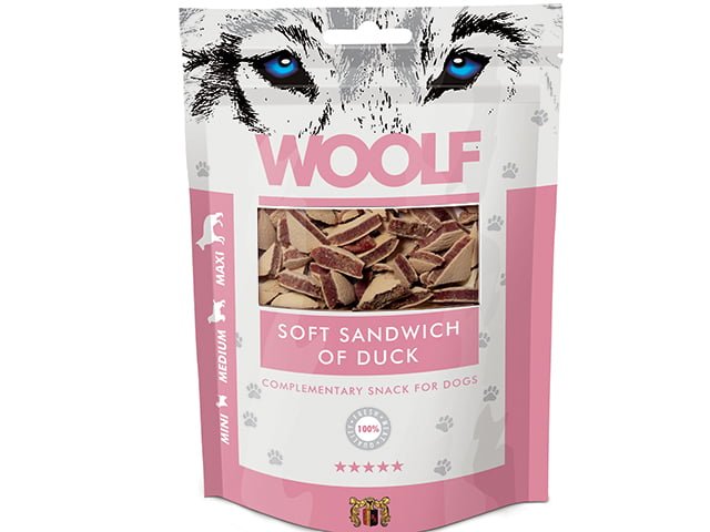 Woolf Soft Sandwich of Duck 100g