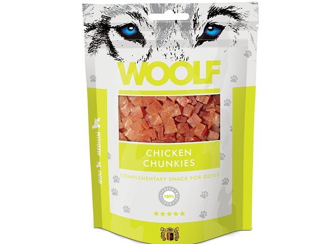 Woolf Chicken Chunkies 100g