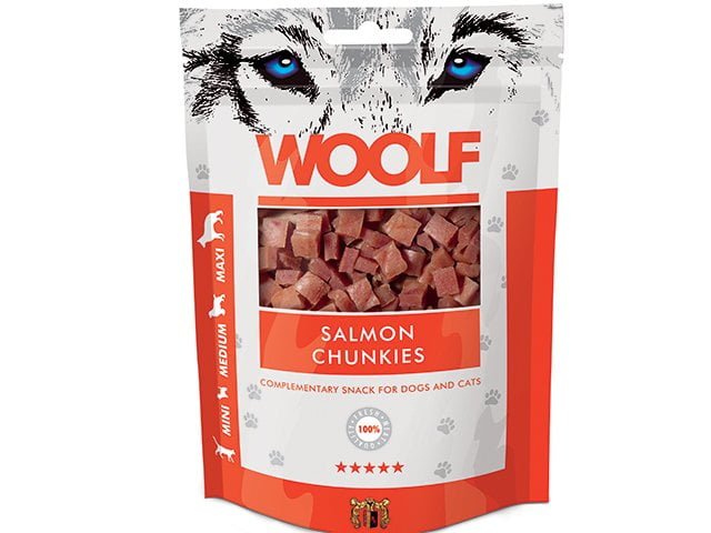 Woolf Salmon Chunkies 100g