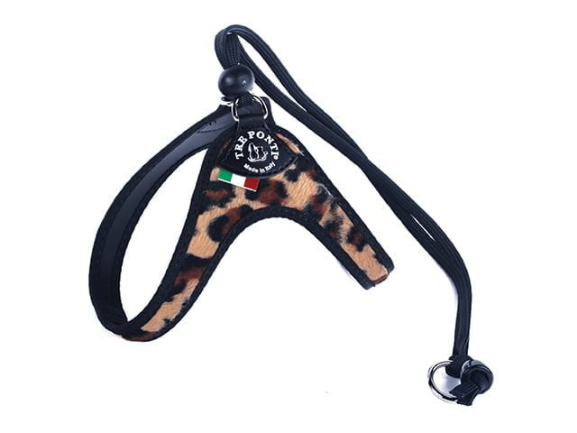 TRE PONTI Sele med strop, leopard