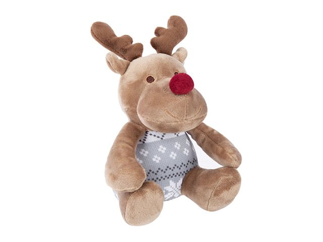 Scruffs Santa Paws tæppe + rensdyr gavesæt, grå