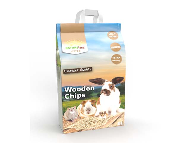 Nature Land træchips 8l (Magic Cat og Nature Land)