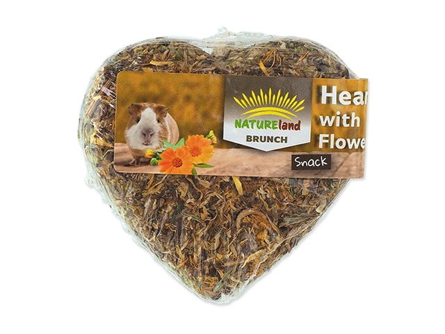 Nature Land BRUNCH korfrie XL hjerter med blomster, 14x90g