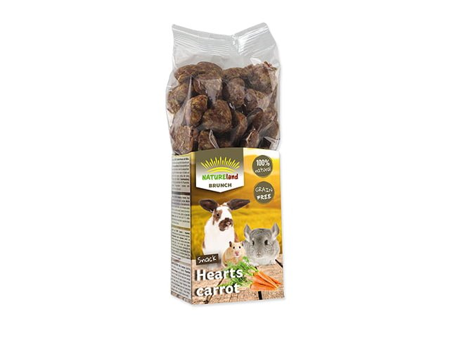 Nature Land BRUNCH kornfri hjerte gulerod, 150g