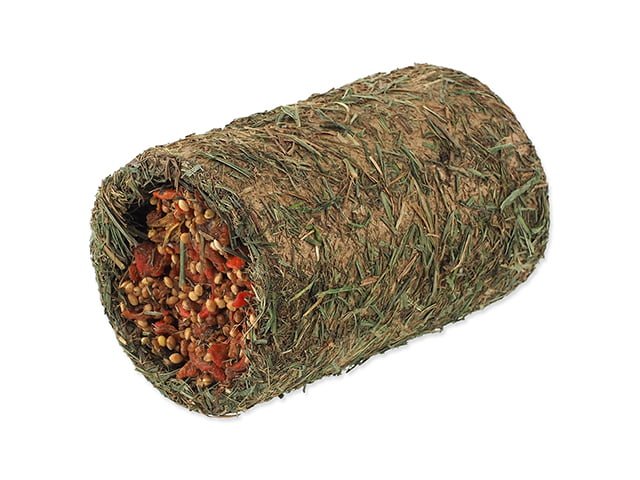 Nature Land NIBBLE hø tunnel med gulerod, 125g