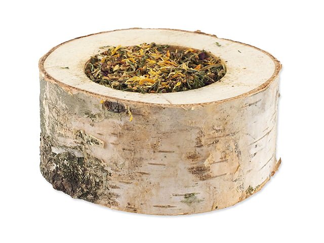 Nature Land NIBBLE træskål med urter, 120g