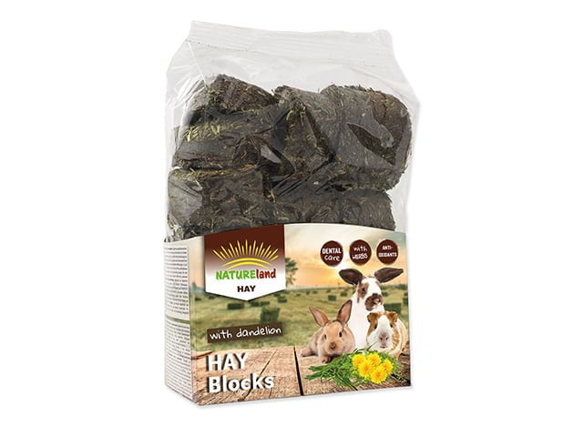 Nature Land HAY blok med mælkebøtte, 600g