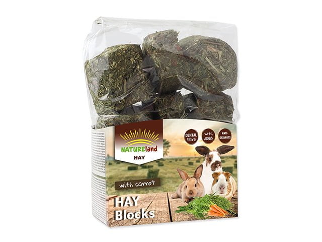 Nature Land HAY blok med gulerod, 600g