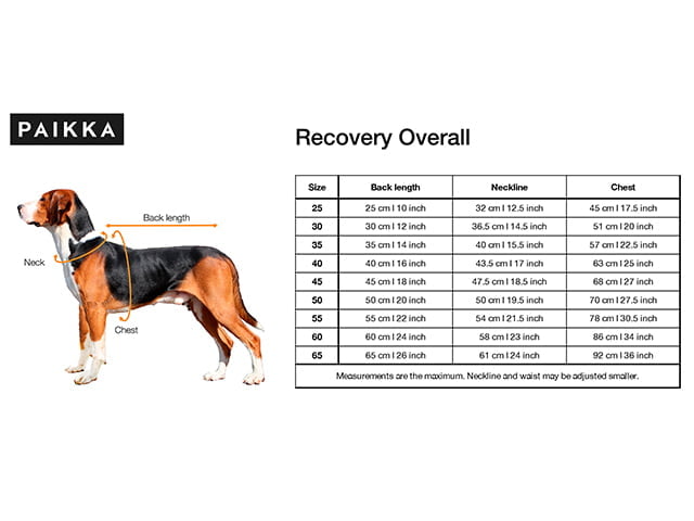 PAIKKA_Recovery_Overall_size_chart