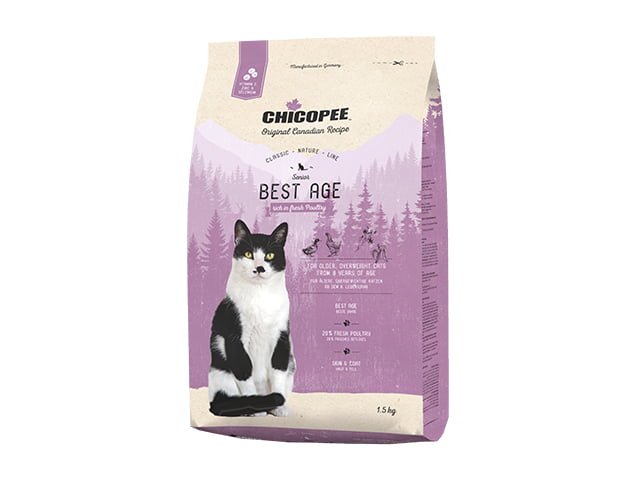 Chicopee CNL Cat Senior Best Age Fjerkræ, 1,5kg