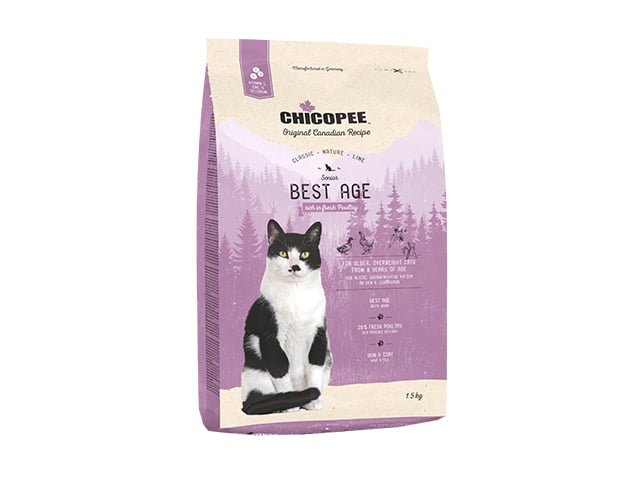 Chicopee CNL Cat Senior Best Age Fjerkræ, 1,5kg