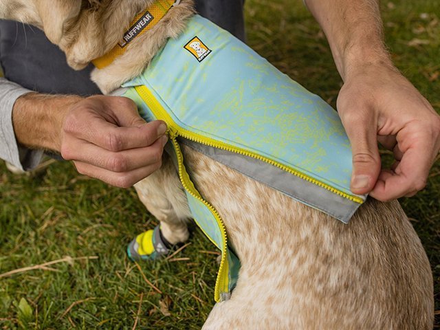 Ruffwear Swamp Cooler Zip Vest, Blue Mist