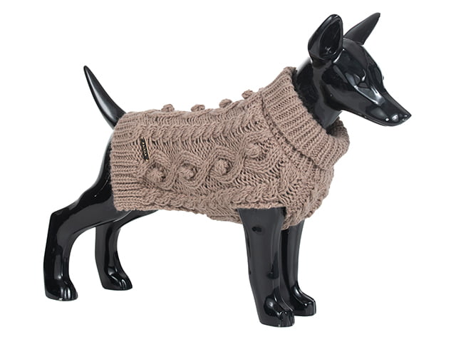 Paikka striktrøje, taupe