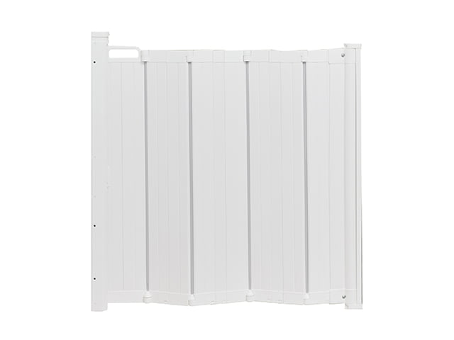 DogSpace Marley retractable Pet guard, white, 55-92 cm