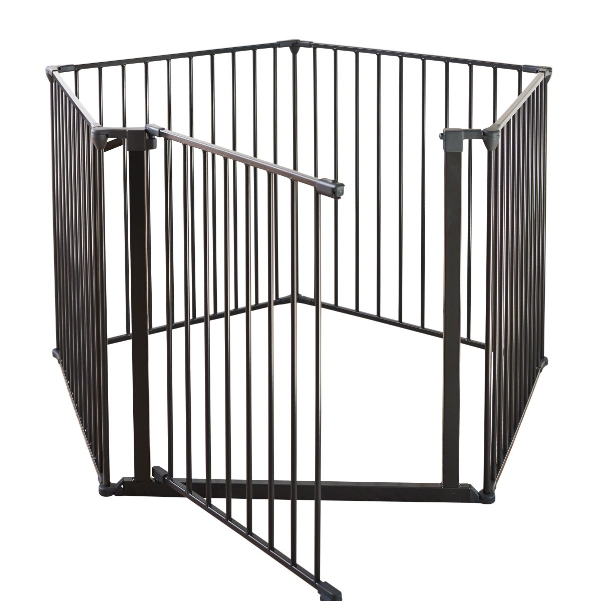 DogSpace Max multi expandable Pet room divider, black