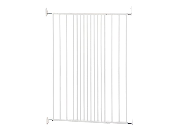 DogSpace Charlie extra tall extending Pet gate, white