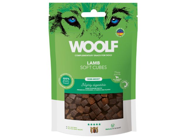 Woolf Soft Cubes Lamb, 100g