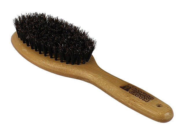 Bamboo Groom børste med vildsvinehår