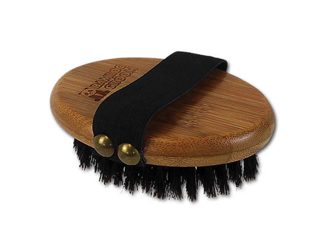 Bamboo Groom oval børste med vildsvinehår