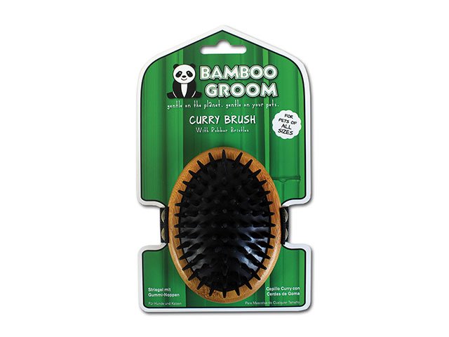 Bamboo Groom oval karte med dubber
