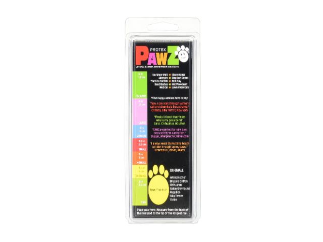 PawZ Dog Boots, XX-Small, Sort
