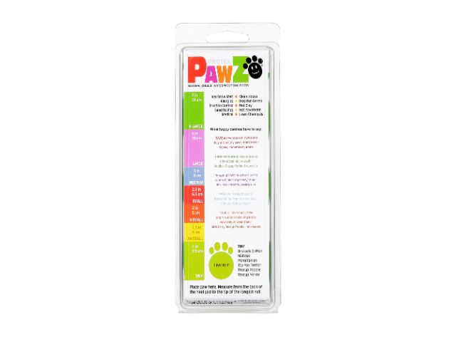 PawZ Dog Boots, TINY, Æble grøn
