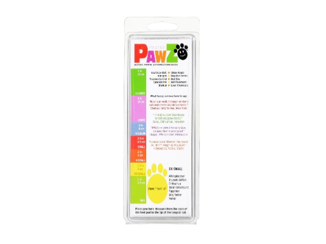 PawZ Dog Boots, XX-Small, Gul