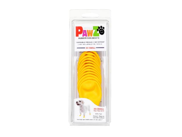 PawZ Dog Boots, XX-Small, Gul